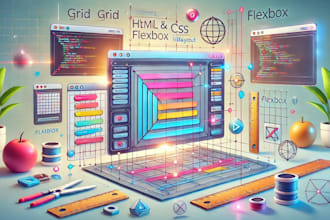fix html, css layout and modify html, css, js or fix bugs in page, website