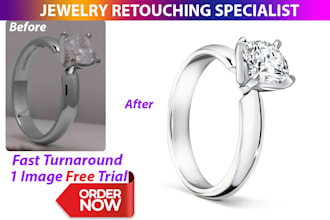 do jewelry retouch, clipping path expert jewelry photo editing and retouching
