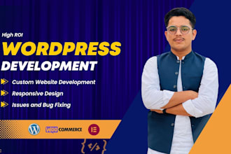 design, develop clean, and modern wordpress website, woocommerce, blog