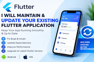 maintain and update your existing flutter application
