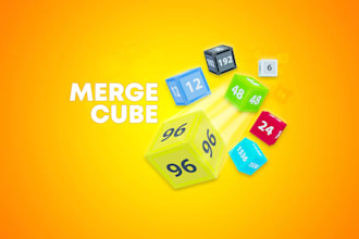 make cube merge 3d game template