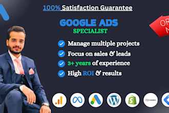 audit and optimize google ads search ads PPC campaigns as SEM specialist