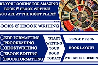 be your ghost book writer, book writer, kdp formatting, non fiction ghostwriter