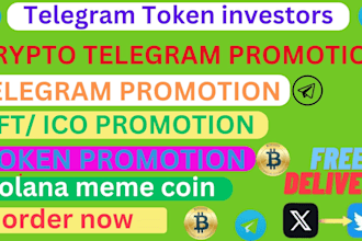 do twitter x marketing,memecoin,crypto followers,web3 project,telegram promotion