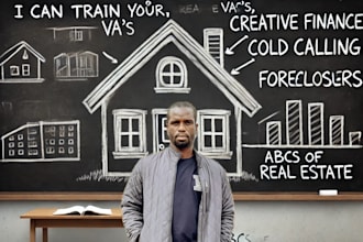 train your real estate VA cold calling and creative finance