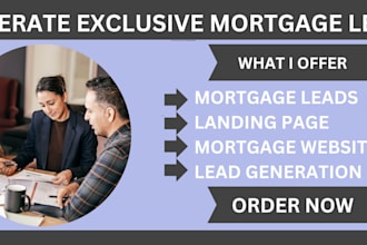 provide  high converting lead solutions for mortgage and brokers agents