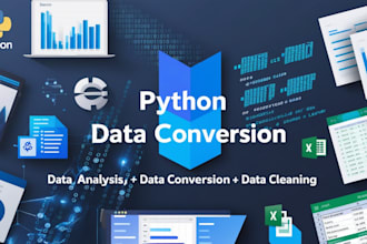 clean, analyze, convert data with excel and python