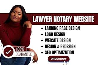 build notary website, law firm website ,lawyer website, notary political website