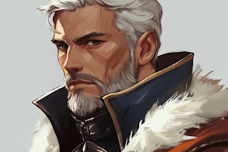 design a fantasy character dnd art and d and d character