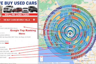 create 95000 google maps citations for top ranking