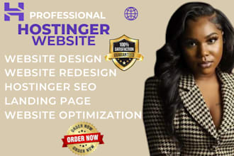 design and redesign hostinger websites, offering professional appeal solutions