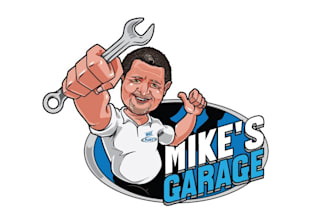 make spotless garage mechanic service logo