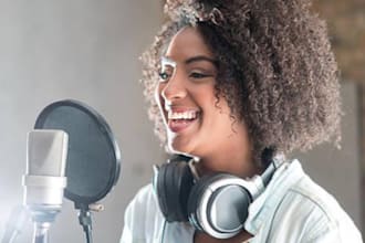 be your female singer for pop,  rap hip hop edm, rnb, rock  and music producer