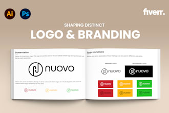 design brand style guide, brand design and logo creation