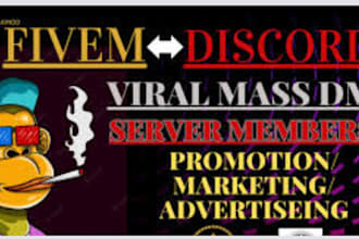 promote your fivem server and discord server for maximum engagement