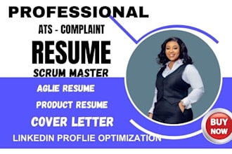 write agile resume, scrum master job and scrum master resume