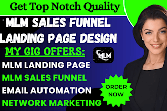 build mlm website, MLM sales funnel, network marketing, MLM leads