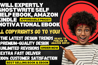 be your self ebook ghostwriter amazon kindle ebook writer ebook writing