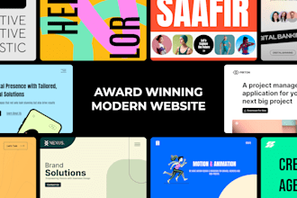 design award winning, modern websites with gsap animations