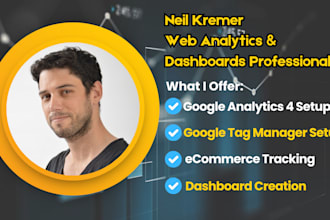 set up and optimize google analytics including dashboards