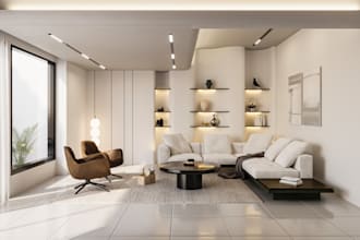 3d architectural interior exterior house design rendering visualization kitchen