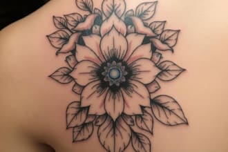 design a beautiful custom intricate floral tattoo design