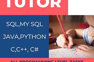 do java, java script and python related all tasks