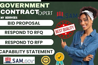 government contract capability statement bid proposal
