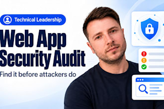 do a web app security audit of your front end, back end and apis