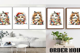 do custom artwork printable wall art and illustrations for your home or office