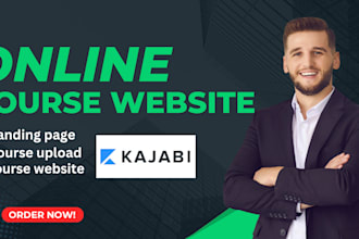 design kajabi website, kajabi landing page, kajabi online course, kajabi expert