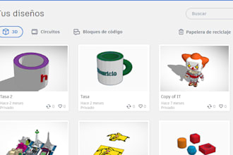 crearé proyectos en tinkercad por ti