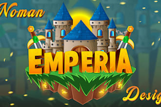 do minecraft server logo and server icon for you