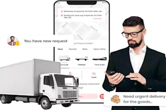 build logistics app, taxi uber app, truck booking app, freight logistics app