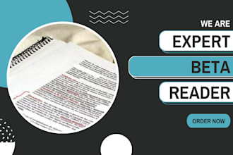 be expert beta reading services, get constructive feedback on your manuscript