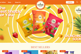 design snacks shopify ice cream store candy snacks website chocolate bakery