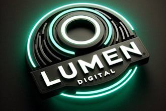 design a 3d futuristic logo for you
