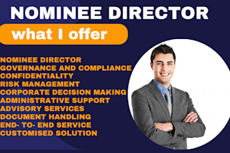 provide nominee director services virtual director solutions for your company