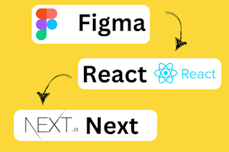 convert figma to nextjs, reactjs, or vuejs