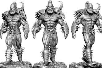 do custom tabletop miniatures, 3d miniatures for tabletop game, dnd miniatures
