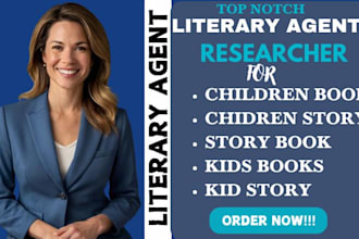 find literary agent for children book, kids book, children story, kids story