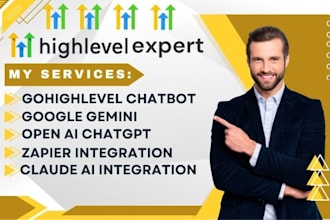 do gohighlevel ai integration chatgpt google gemini zapier integration chatbot