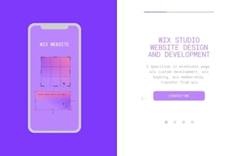 design and transfer your wix studio website using wix studio, wix