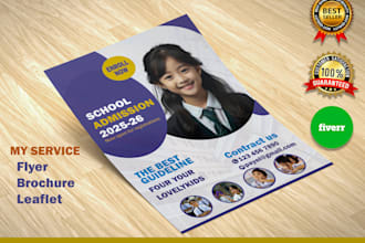 create flyer, company profile and brochure design within 6h
