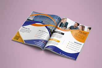 create flyer, company profile and brochure design within 6h