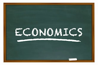 handle economics tasks, report writing, summary writing, and case study analysis