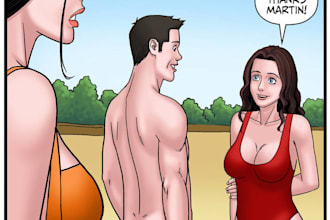 draw nsfw anime manga art manga comic page, manga storyboard anime manga artist