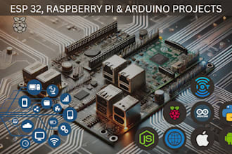 build iot solutions with esp32, raspberry pi, arduino
