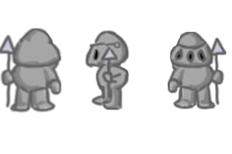 animate game charachter in pixel art