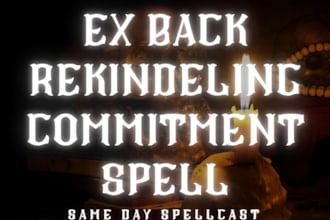 cast custom spell rekindling commitment ex back, lasting devotion